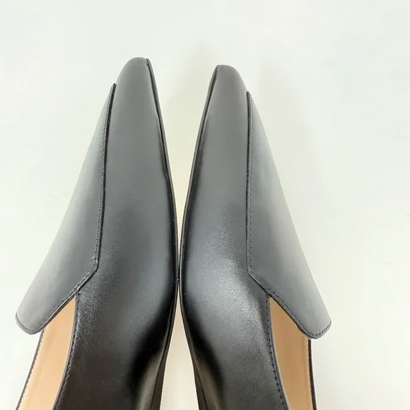 New Stuart Weitzman Ryder Slingback Flat Black Sz 9.5 - Picture 11 of 13